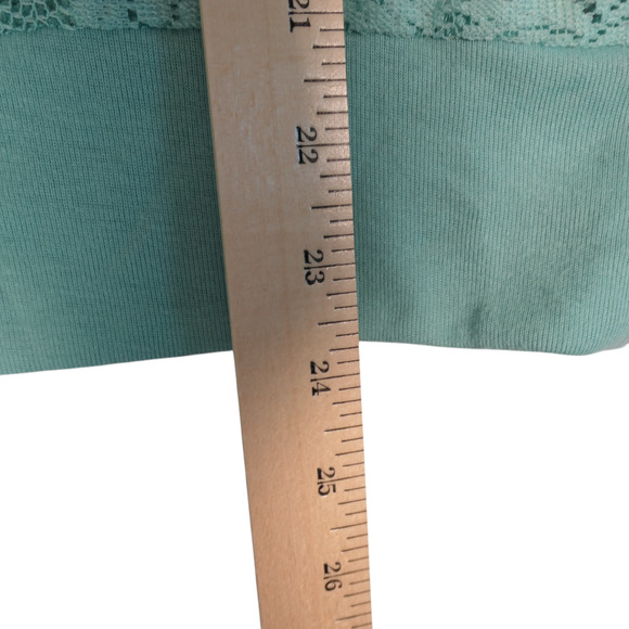 Wet Seal Sheer Blouse Womens Large Green Dolman Sleeves Lightweight Beachy - Picture 7 of 11